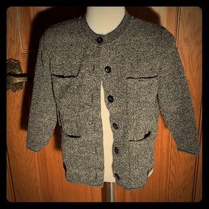 Tweed look sweater